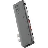 LINQ Connects 7-in-2 Pro USB-C Hub – 4K HDMI, 10Gbps & Thunderbolt Passthrough voor MacBook