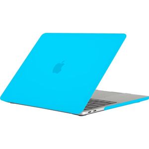 Blauwe Clip On Hard Case hoesje voor de MacBook Pro 13.3 inch