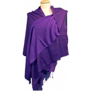 Chakra sjaal violet - 70x200 - Viscose - Violet - M