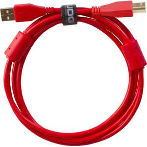 UDG Ultimate Audio Cable USB A B Red Straight 2m (U95002RD) Kabel voor DJs