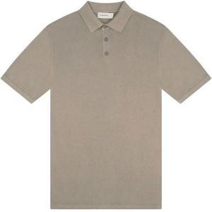 The GoodPeople, Tops, Heren, Beige, 2Xl, Katoen, Taupe Plan Polo voor heren