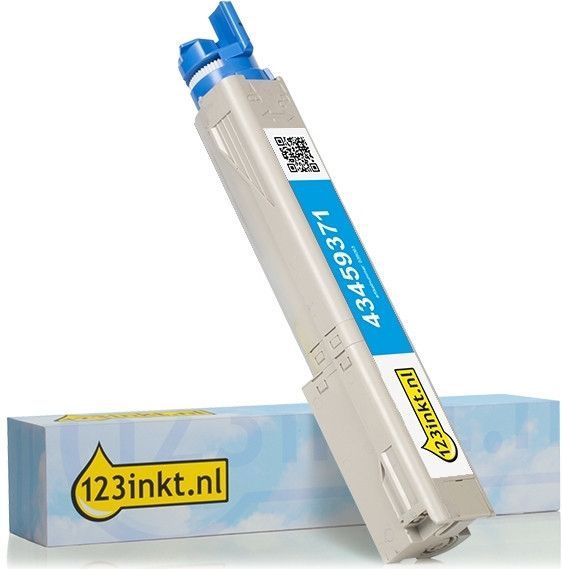 123inkt - Toner - Zwart - Geschikt voor OKI C3520 MFP, C3530 MFP, MC350, MC360