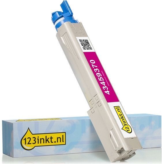 123inkt - Toner - Zwart - Geschikt voor OKI C3520 MFP, C3530 MFP, MC350, MC360