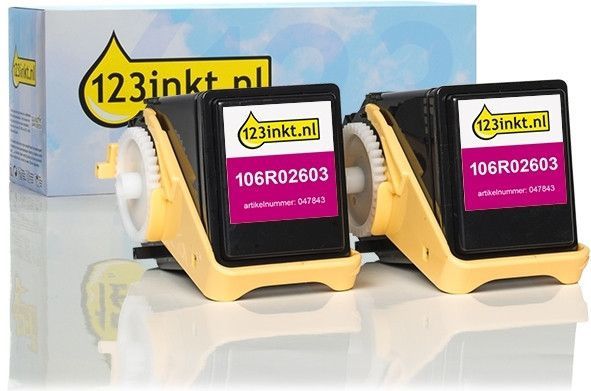 123inkt - Toner - Voor Xerox Phaser 7100 - Extra Hoge Capaciteit - 2x 5000 Afdrukken