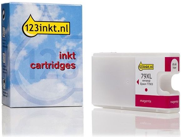 123inkt - T7903 - Cartridge - Magenta - Inhoud 19 ml