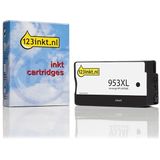 123inkt - Inktcartridge - Zwart - Hoge Capaciteit - Vervangt HP 953XL (L0S70AE) - Inhoud 56ml