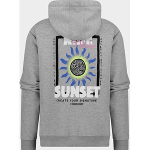 Poederbaas - Arty Hoody - Hoodie - Grey - 85% Katoen, 15% Polyester