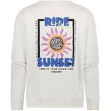 Poederbaas - Arty Sweater - Trui - Off White - 85% Katoen, 15% Polyester