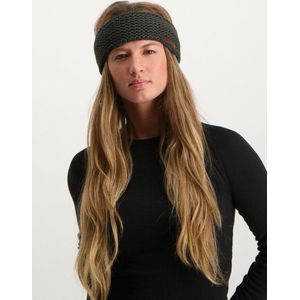 Poederbaas haarband One Size - donkergrijs, haarband met fleece, poederbaas haarband, haarband voor wintersport