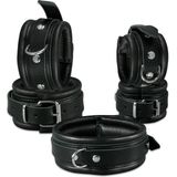 Kiotos Poignets de Cheville Noir 4 cm