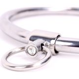 Cathedral Ronde Collar met Kristal en zonder slot - medium