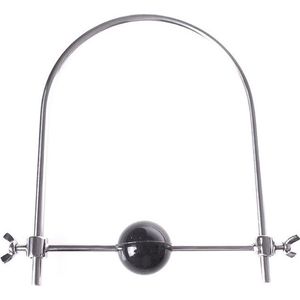 Metalen mond klem met schroeven en rubber bal - 40 mm