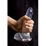 Dinoo Dildo Datou 19 x 3.7 cm - transparant