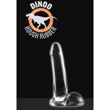 Dinoo Dildo Datou 19 x 3.7 cm - transparant