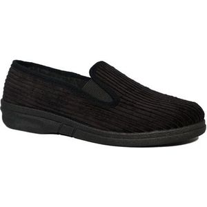 Blenzo - Sloffen Heren - Pantoffel - Zwart - Corduroy