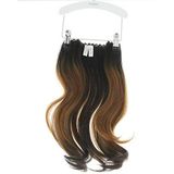 Balmain Hair Dress 45 cm. - Memory®Hair - kleur Milan, mix van chocolade bruine tinten