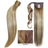 Balmain Catwalk Ponytail - Straight - 55 cm - Memory®Hair - kleur SYDNEY 5CG.6CG - mix van warme bruine tinten