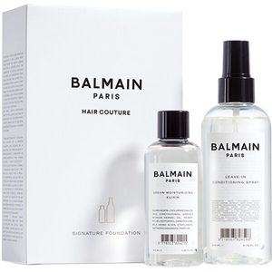 Balmain - Signature Foundation Argan Elixir + Leave-In - Haarverzorgingsset - 100 ml + 200 ml