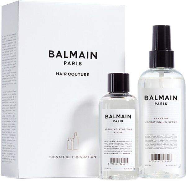 Balmain - Signature Foundation Argan Elixir + Leave-In - Haarverzorgingsset - 100 ml + 200 ml