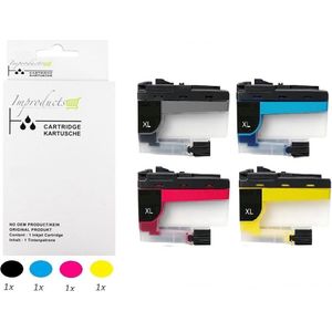 Improducts® Inkt cartridges - Alternatief Brother LC-426XL LC 426 bk/c/m/y multipack inktcartridges o.a.Brother MFC-J4335DW MFC-J4340DW MFC-J4535DW MFC-J4540DW lc-426val