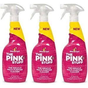 The Pink Stuff - 3x 750 ml - HET Wonder Schoonmaakspray - Allesreiniger - Bekend van TV en Influencers
