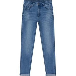 Indian Blue - Tapered Fit - Jeans - Blue Jay - 64% Katoen, 31% Polyester, 3% Viscose, 2% Elastaan