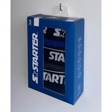 STARTER Boxers - 3-pack - Blauw/Antraciet/Navy - Maat S