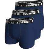 STARTER - 3‑Pack Boxershorts - Navy - 95% Katoen