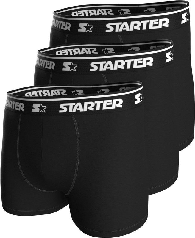 STARTER - Boxershorts - Zwart - 95% Katoen - 3-Pack
