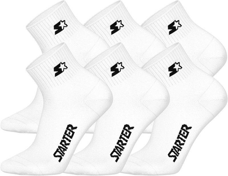 Starter Sokken ' Quarter '  wit