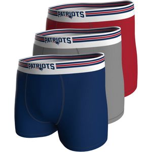 NFL PATRIOTS Boxers - 3-pack - Navy/Grijs/Rood