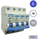 Enzo Gacia Installatieautomaat 16A. C kar 4p GACIA - 4517821