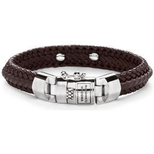 BUDDHA TO BUDDHA - Nurul - Leren Armband - Bruin - 816BR