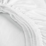 Cinderella Hoeslaken - Geschikt voor Boxspring - Jersey - 80/90x220 of 100x200 cm - tot 25 cm  - Wit