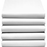 Cinderella Hoeslaken - Geschikt voor Boxspring - Jersey - 80/90x220 of 100x200 cm - tot 25 cm  - Wit