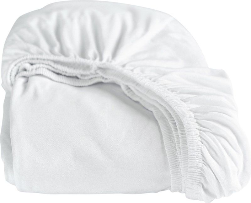 Cinderella Hoeslaken - Geschikt voor Boxspring - Jersey - 80/90x220 of 100x200 cm - tot 25 cm  - Wit