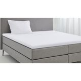 Cinderella Hoeslaken Single Split Topper Jersey /210 Tot 15 matrashoogte Wit