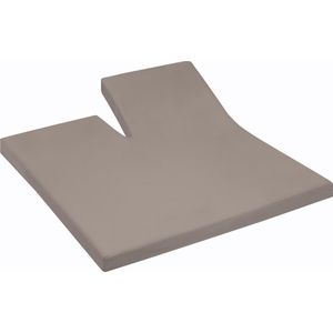 Spannbettlaken Hoeslaken Cinderella Taupe (Jersey)-160 x 200/210 cm