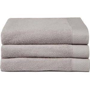 Seahorse Pure Badhanddoek Set van 3 Katoen Superzacht Badstof Beige