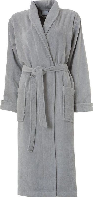 Seahorse - Badstof Badjas - Lichtgrijs