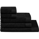 Seahorse - Pure - Badtextielset - Zwart - 100% Katoen - 5-Delig