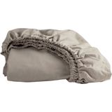 Cinderella Weekend - Hoeslaken - Taupe - Katoen - 120x200 cm