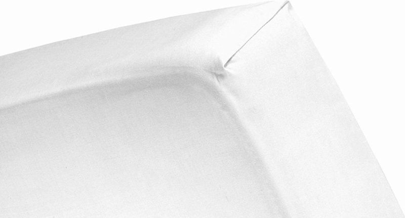 Cinderella Molton Hoeslaken - Matrasbeschermer - Beschermt tegen Incontinentie - 90x200 cm - Tot 25 cm  - Wit