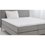 Topper Spannbettlaken Cinderella Weiß (Jersey)-180 x 200/210 cm