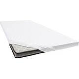 Topper Spannbettlaken Cinderella Weiß (Baumwolle)-90 x 210 cm