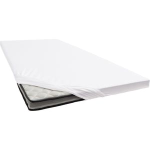 Topper Spannbettlaken Cinderella Weiß (Baumwolle)-90 x 210 cm