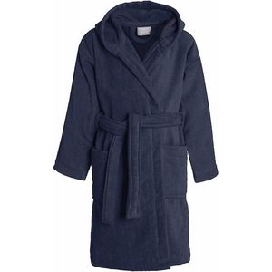 Seahorse Pure - Kinderbadjas - Indigo - Katoen - Capuchon