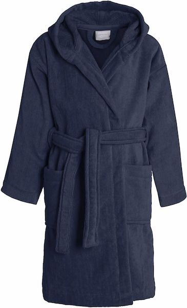 Seahorse Pure - Kinderbadjas - Indigo - Katoen - Capuchon