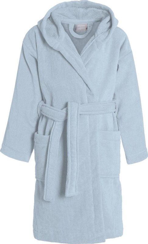 Seahorse - Pure - Kinderbadjas - Velours Badstof - Capuchon - Riante Zakken