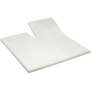 Cinderella katoenen splittopper hoeslaken ecru - 160x200